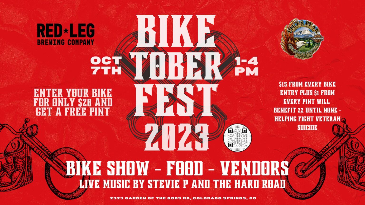 Biketoberfest with Pikes Peak HarleyDavidson Red Leg Brewing Company