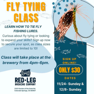 Fishing lure tying class