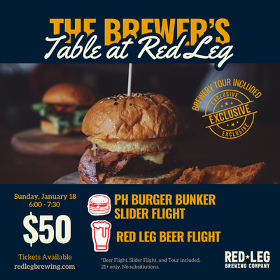 Slider burger and fries for dinner with Red Leg and PH Burger bunker