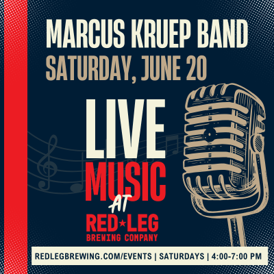 Marcus Kruep Band playing live at Red Leg June 20
