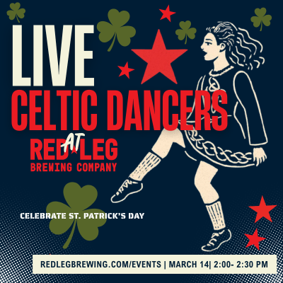 Celtic Dancer at Red Leg for St. Patricks Day